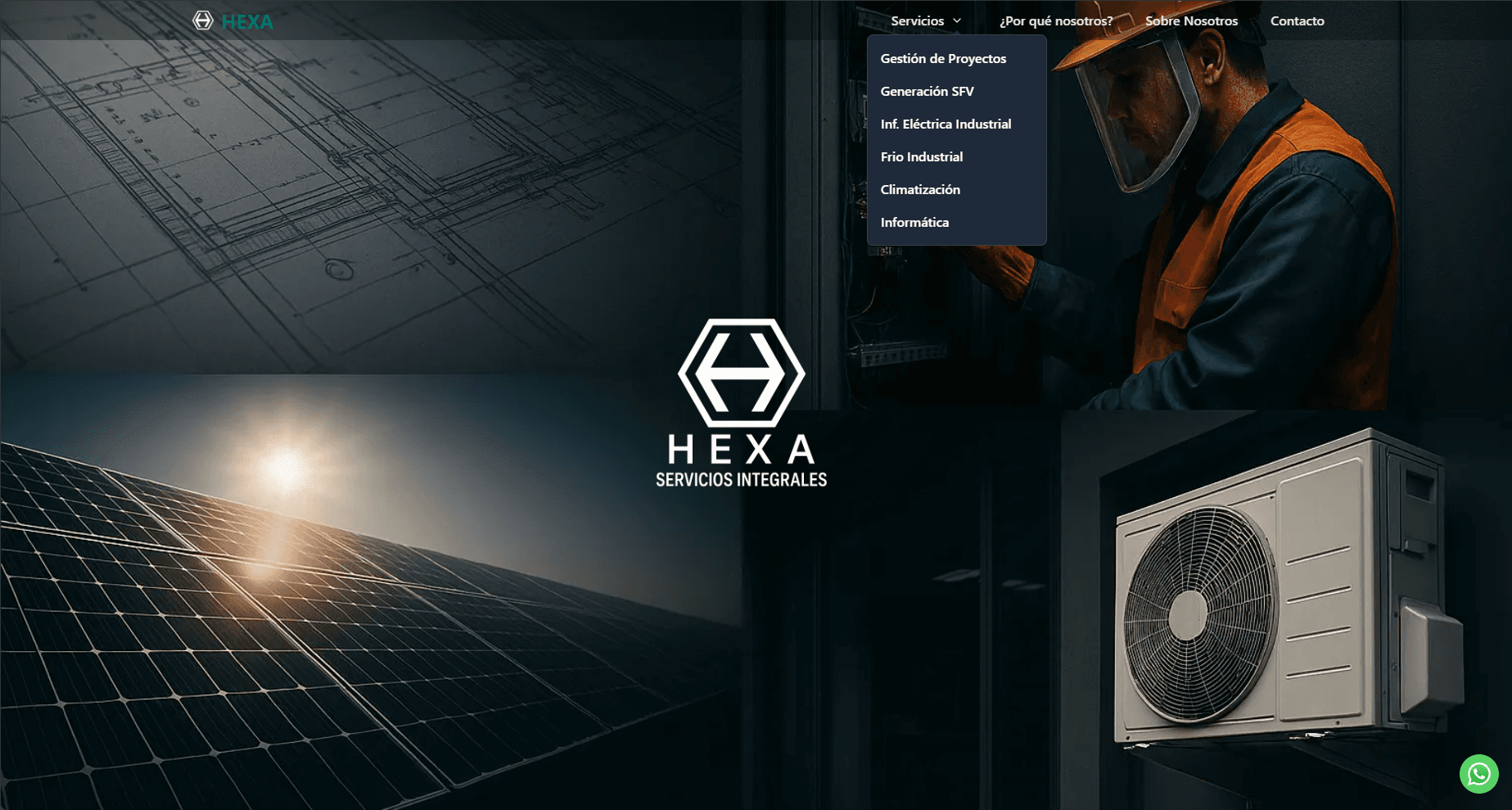 Landing Page HEXA Servicios Integrales SAS